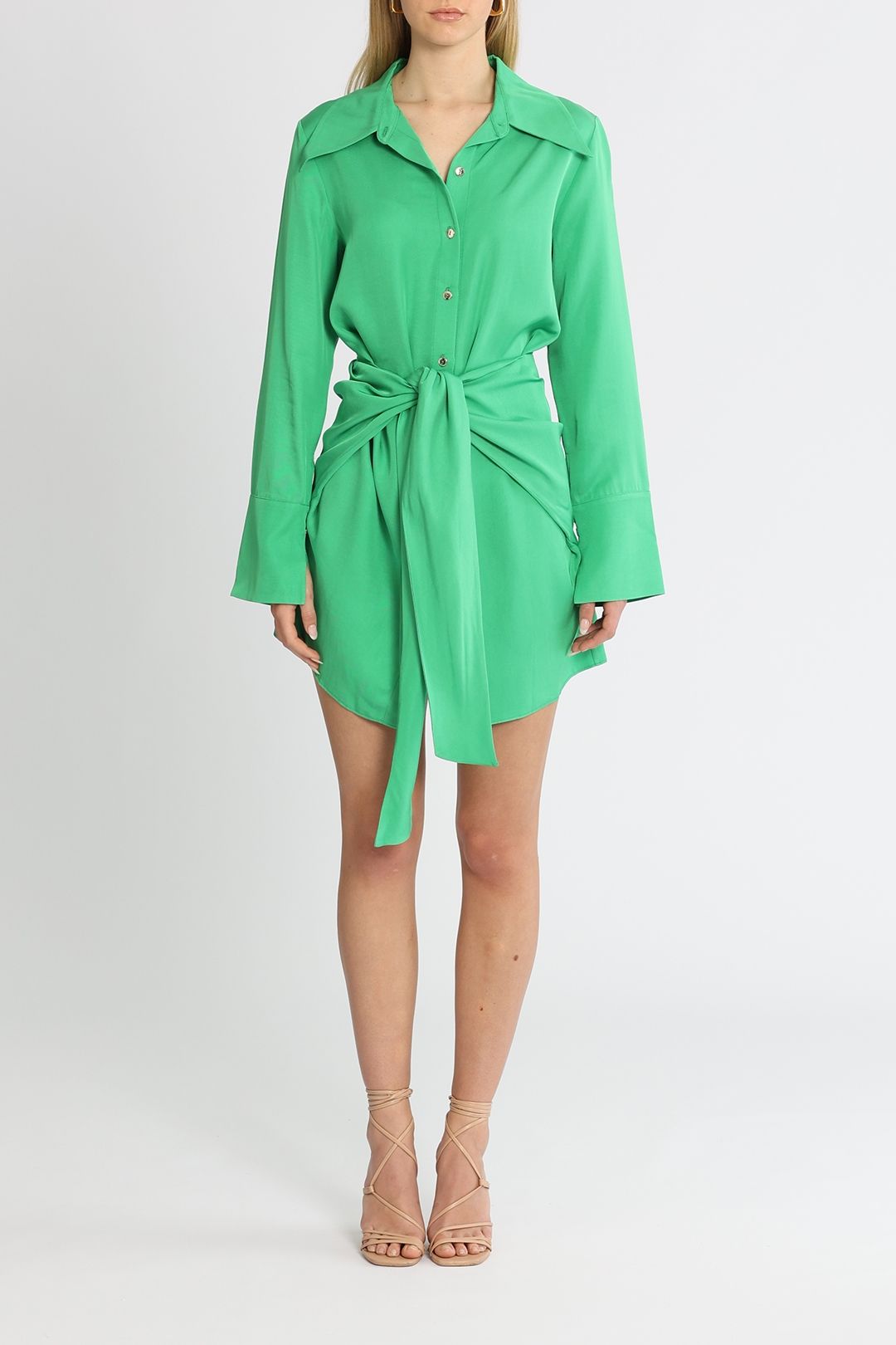 Nocturne Tied Shirt Dress