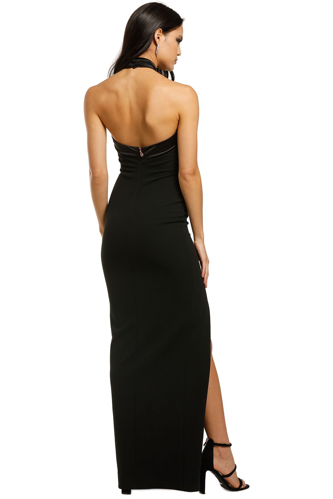 nookie halter dress Nookie Black Halter Gown by Nookie
