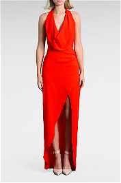 Nookie Amore Gown Red Halter
