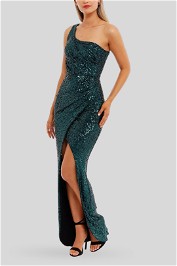 Nookie Palazzo Gown Teal