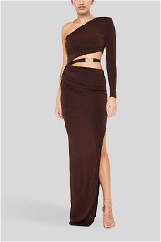 Nookie Fortune Gown in Brown