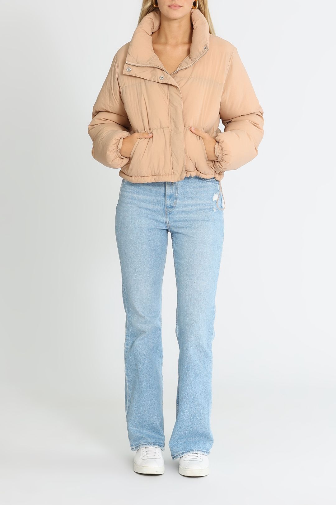Nude Lucy Topher Puffer Jacket Desert