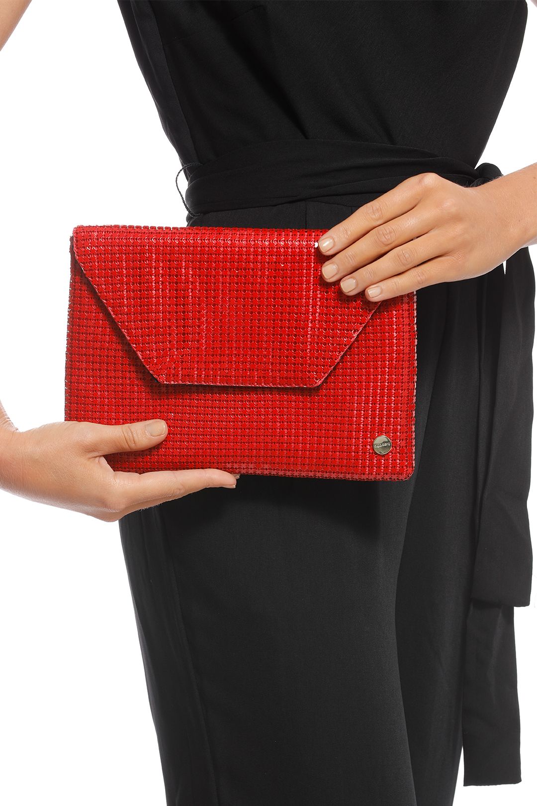 Starlight Clutch in Red by Olga Berg for Hire