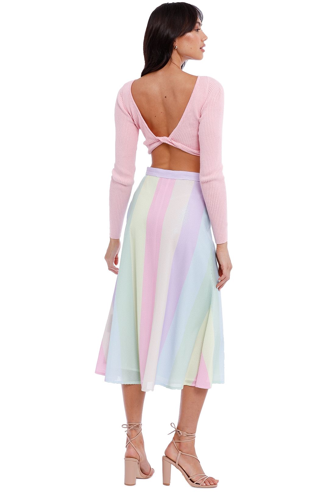 Olivia Rubin Neapolitan Skirt Ombre Stripe