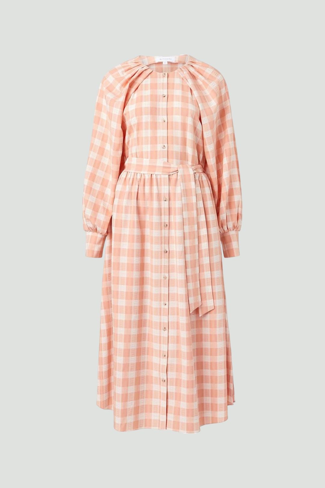 open lace back dress Sunset Dream Checkered Knit Dress | Plus Size Checkered Dress main image 1