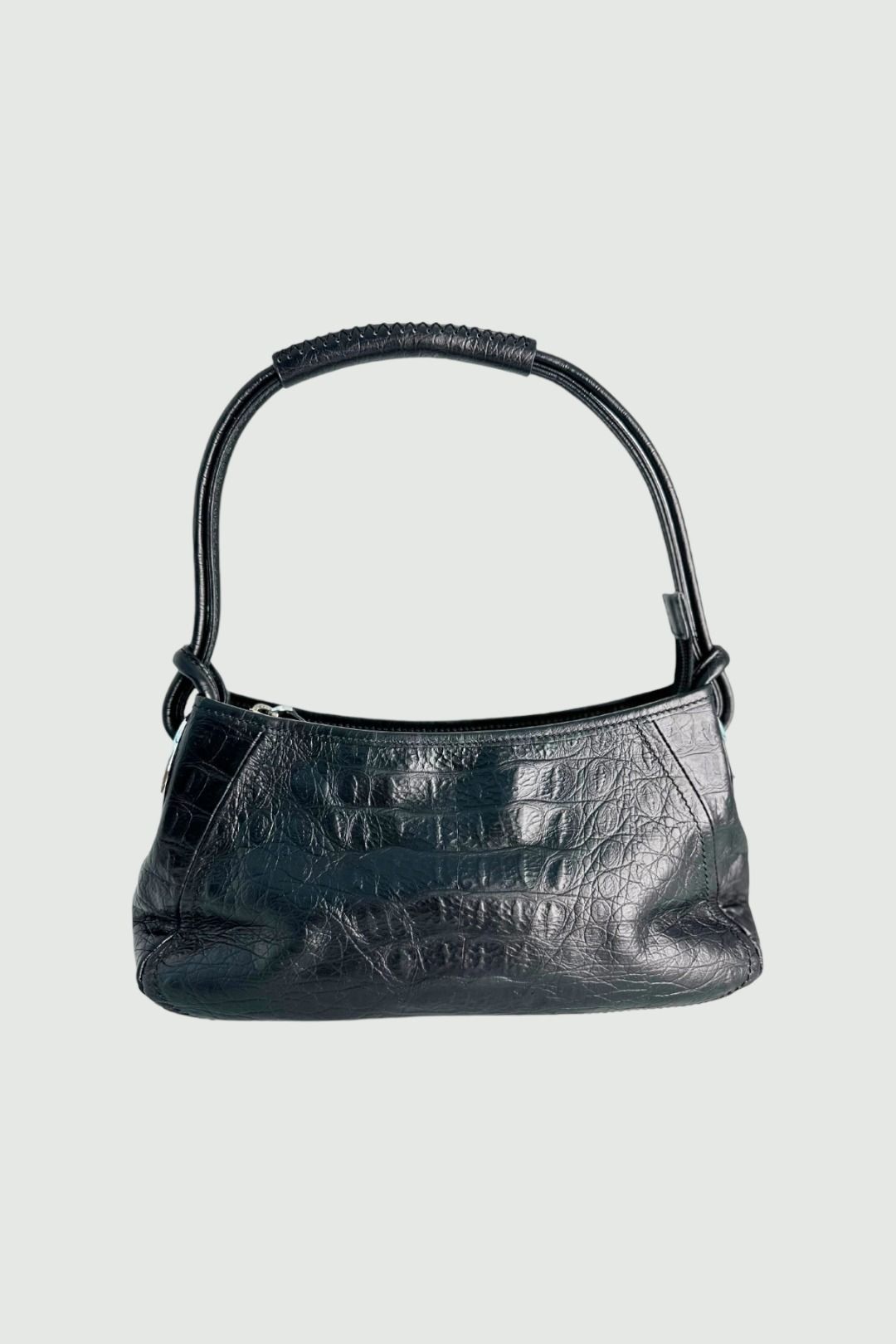 Oroton Black Leather Handbag