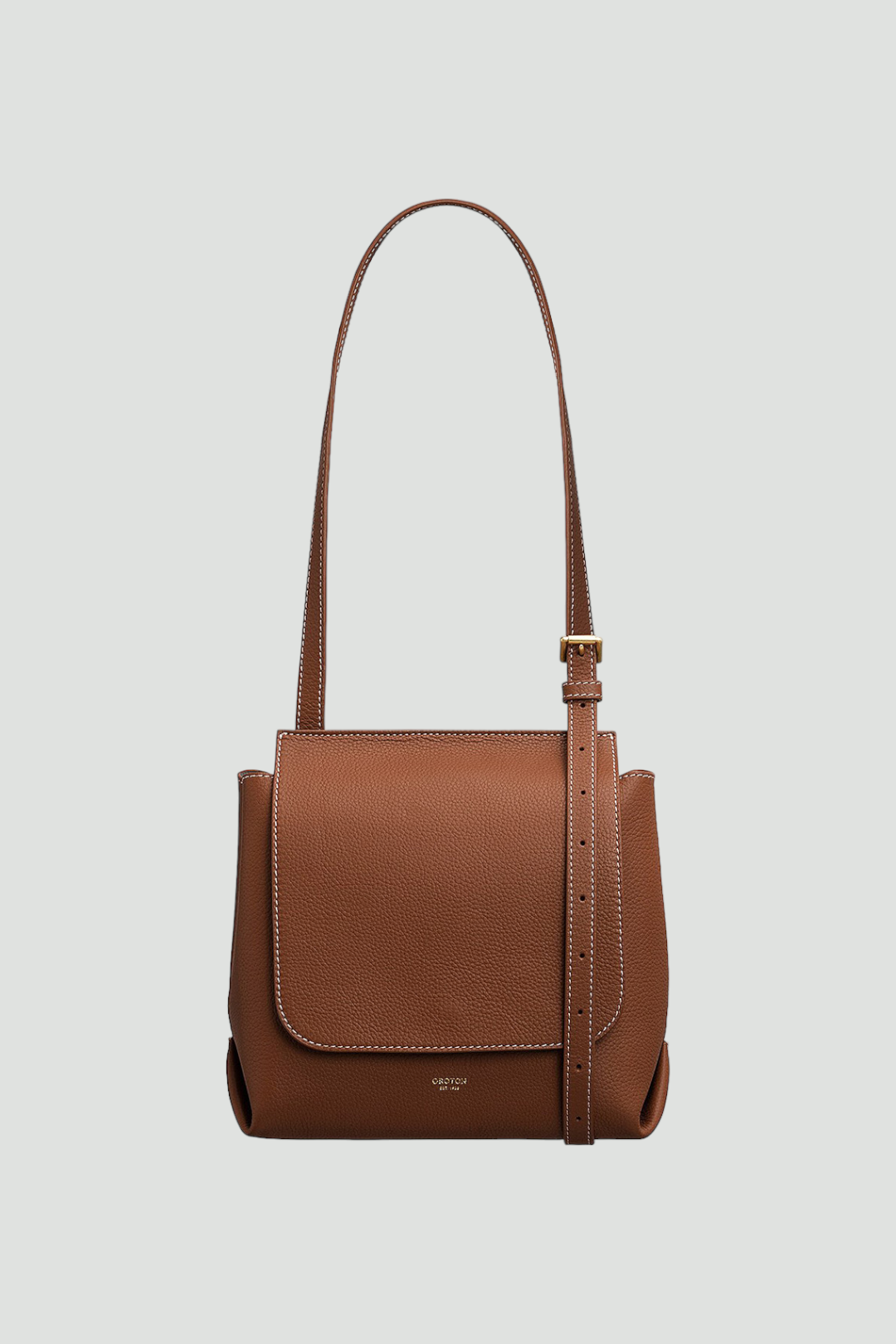 Oroton Margot Medium Satchel in Brown