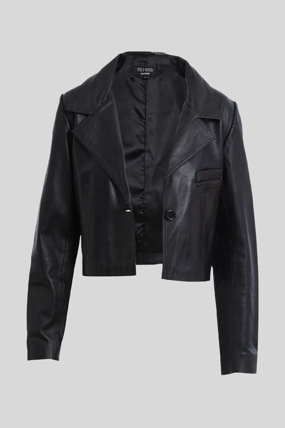 Oxford - Blair Crop Leather Jacket