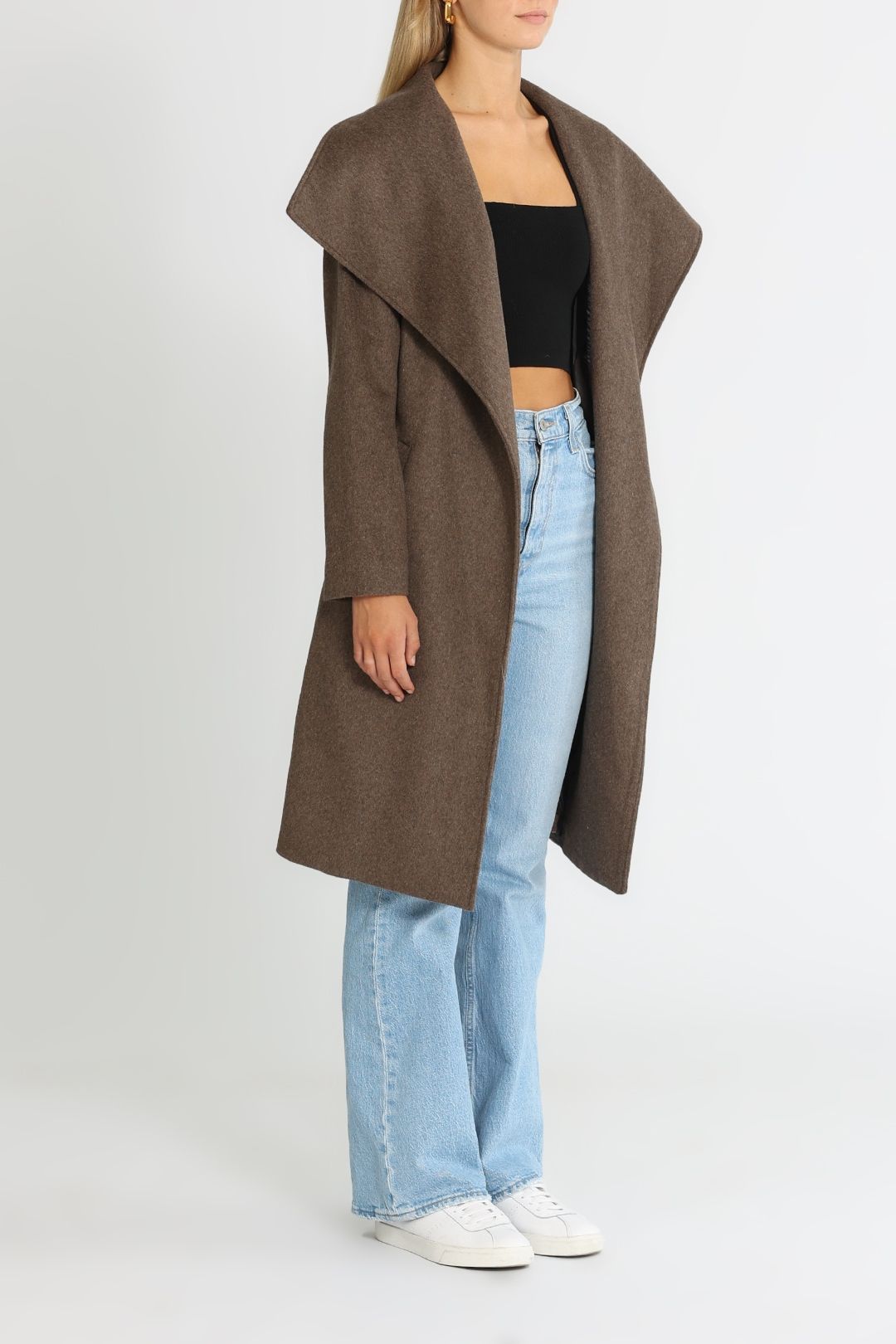 Oxford Crystal Wool Rich Coat Brown
