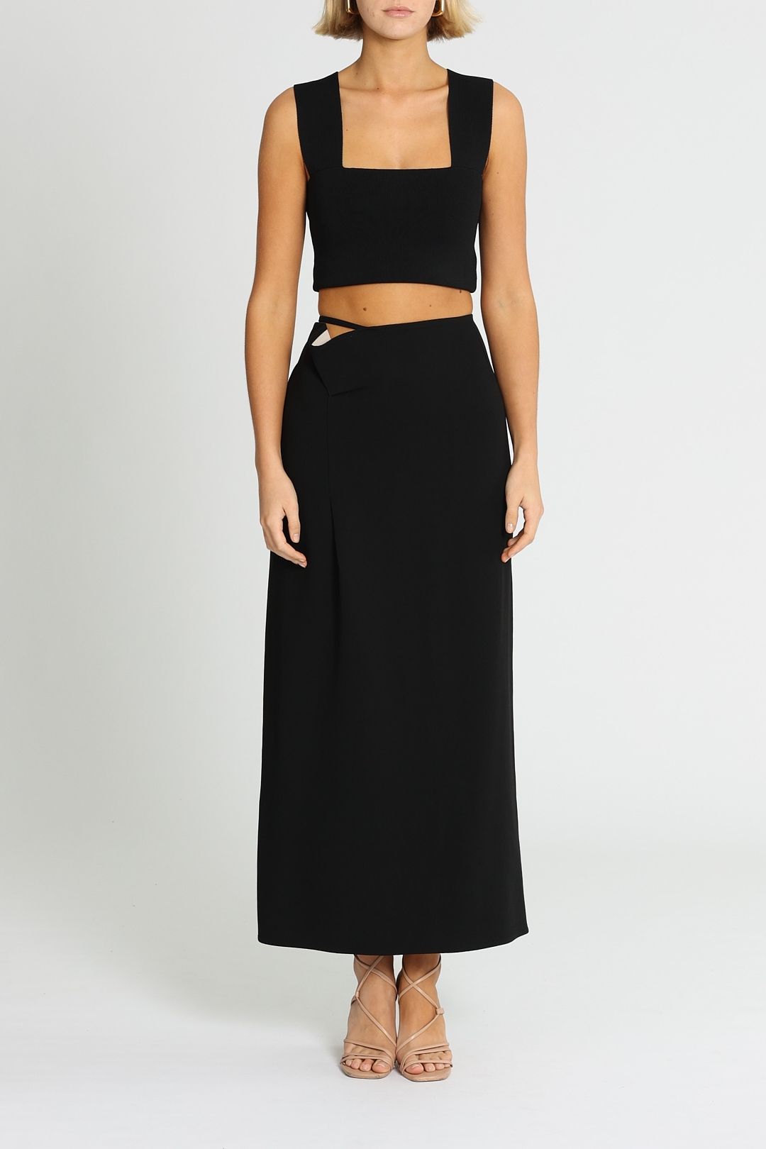 Paris Georgia Franca Fitted Maxi Skirt