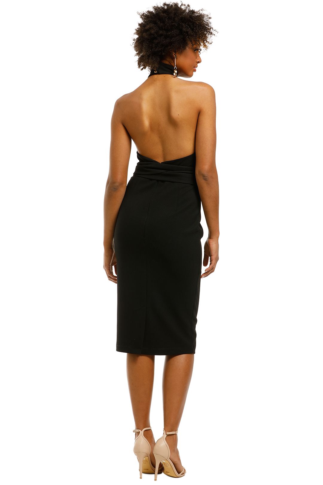 The Aurelia Contrast Hem Midi