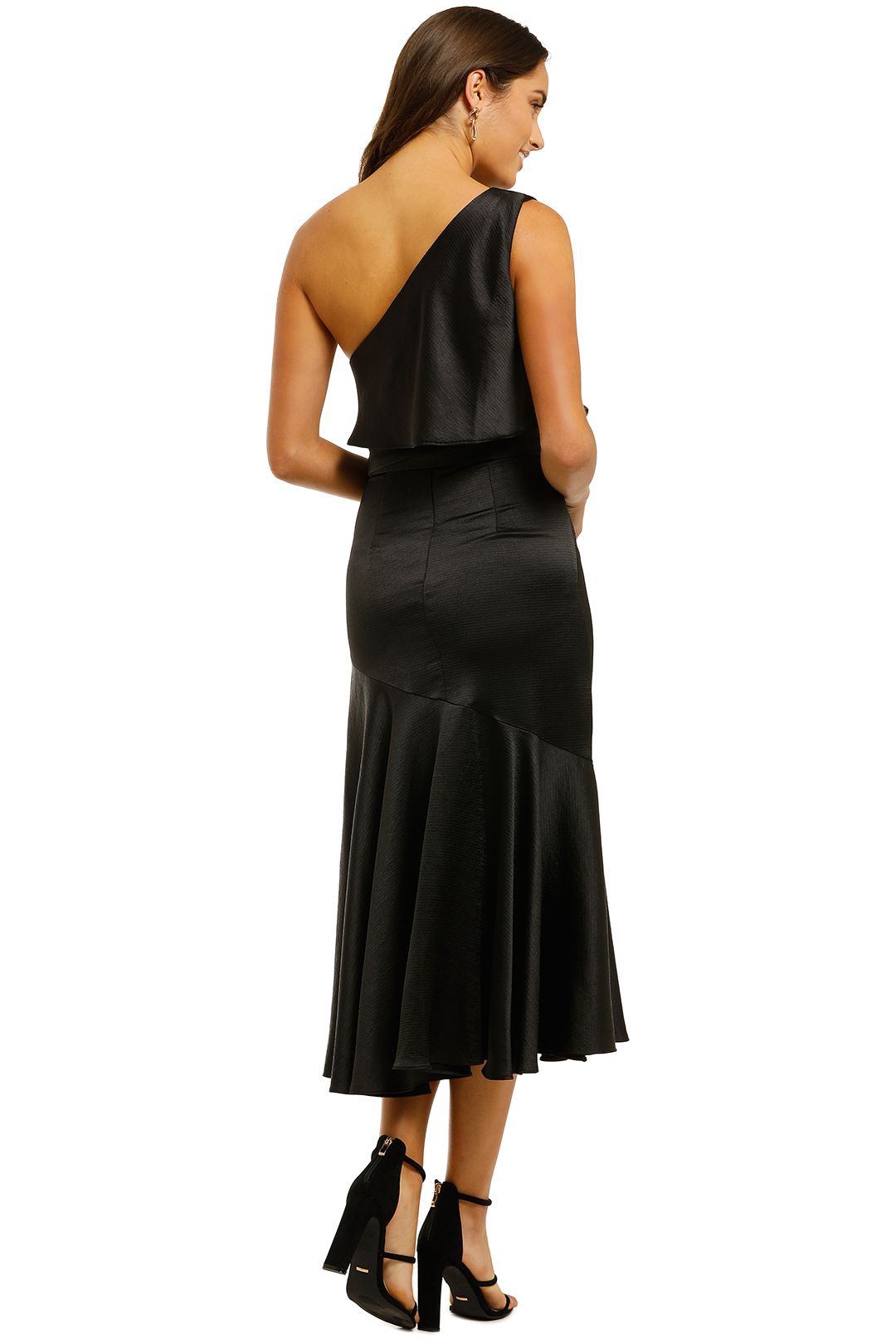 open lace back dress Oasis Open Shoulder A-Line Dress  Figura d'Estilo