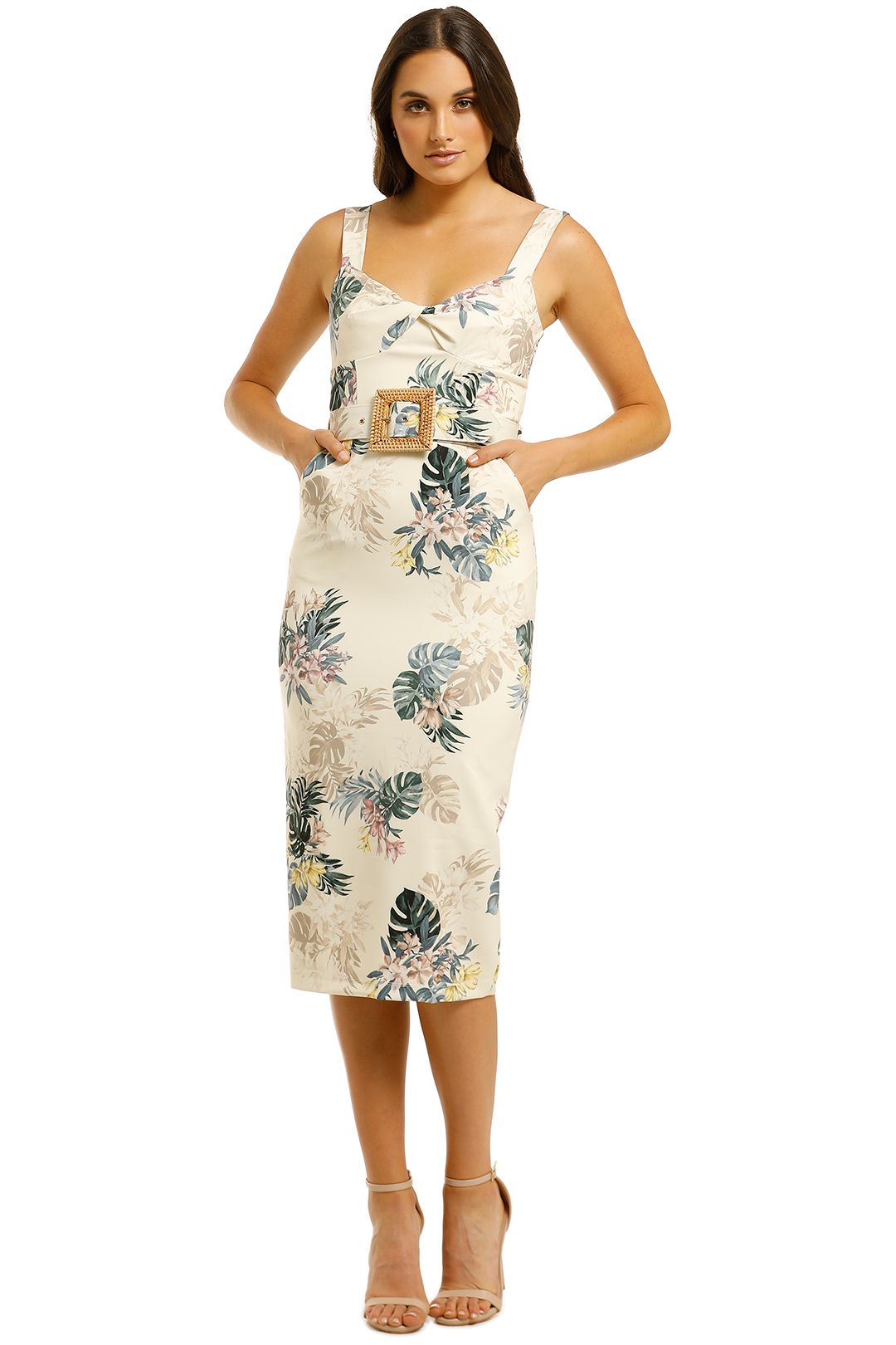 Pasduchas-Paradiso-Knot-Midi-Dress-Pearl-Front