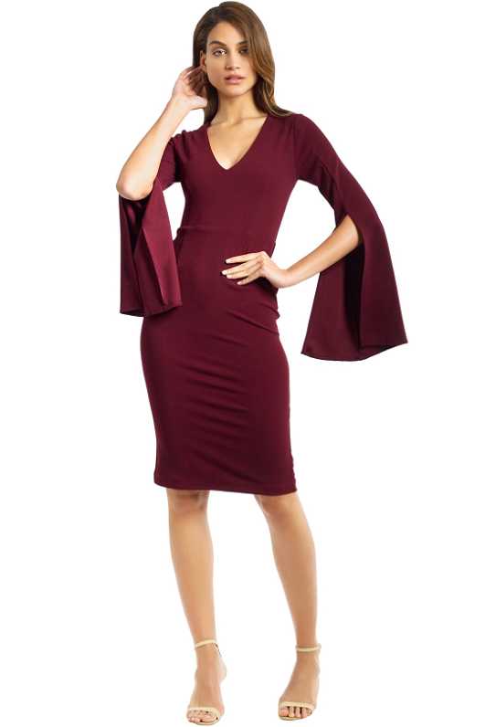 Pasduchas Felicity Midi Dress in Navy main image 1