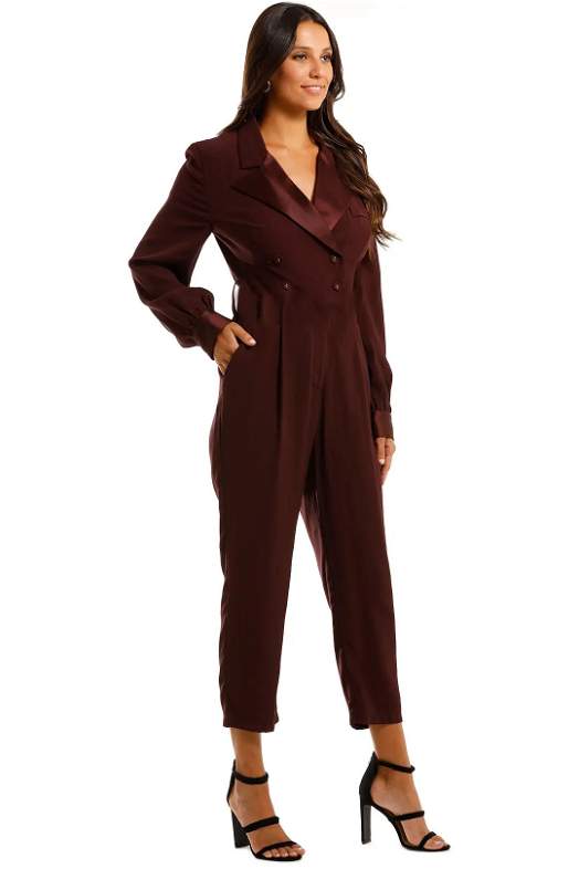 Blackberry coat pents top