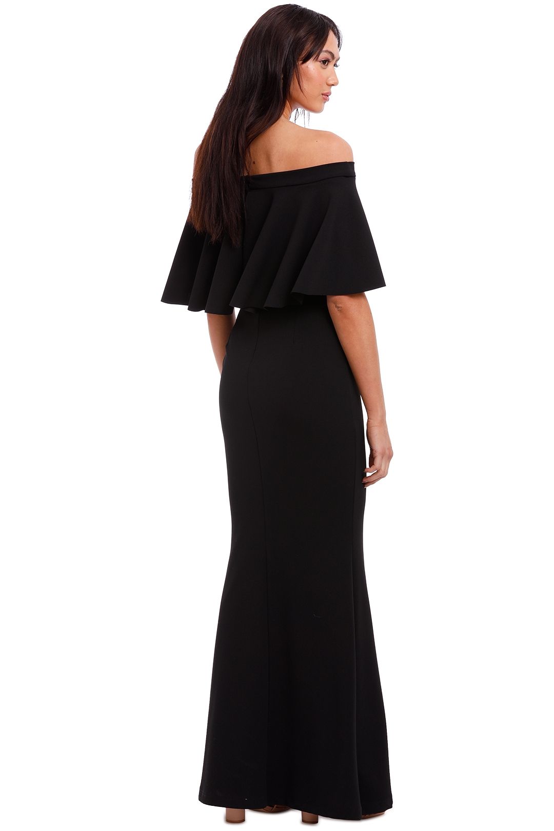 Envogue Gown in Black by Pasduchas for Hire | GlamCorner