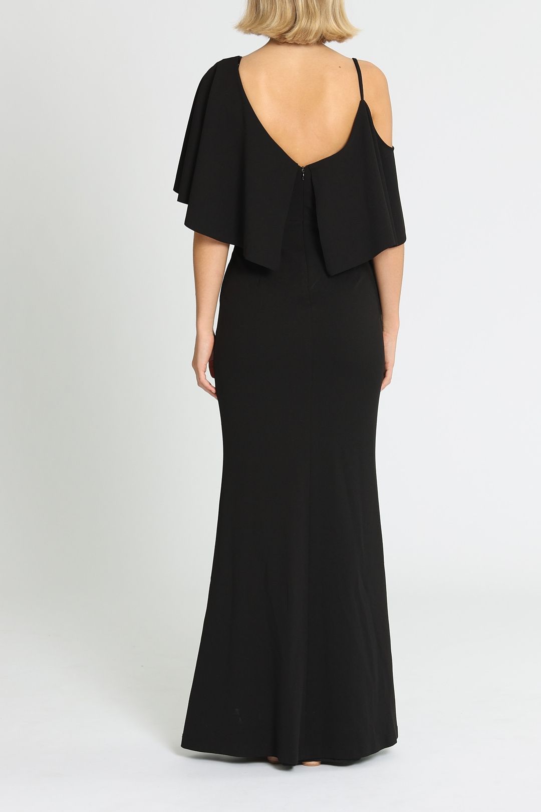 Pasduchas Irreplaceable Gown Black Frill Sleeves