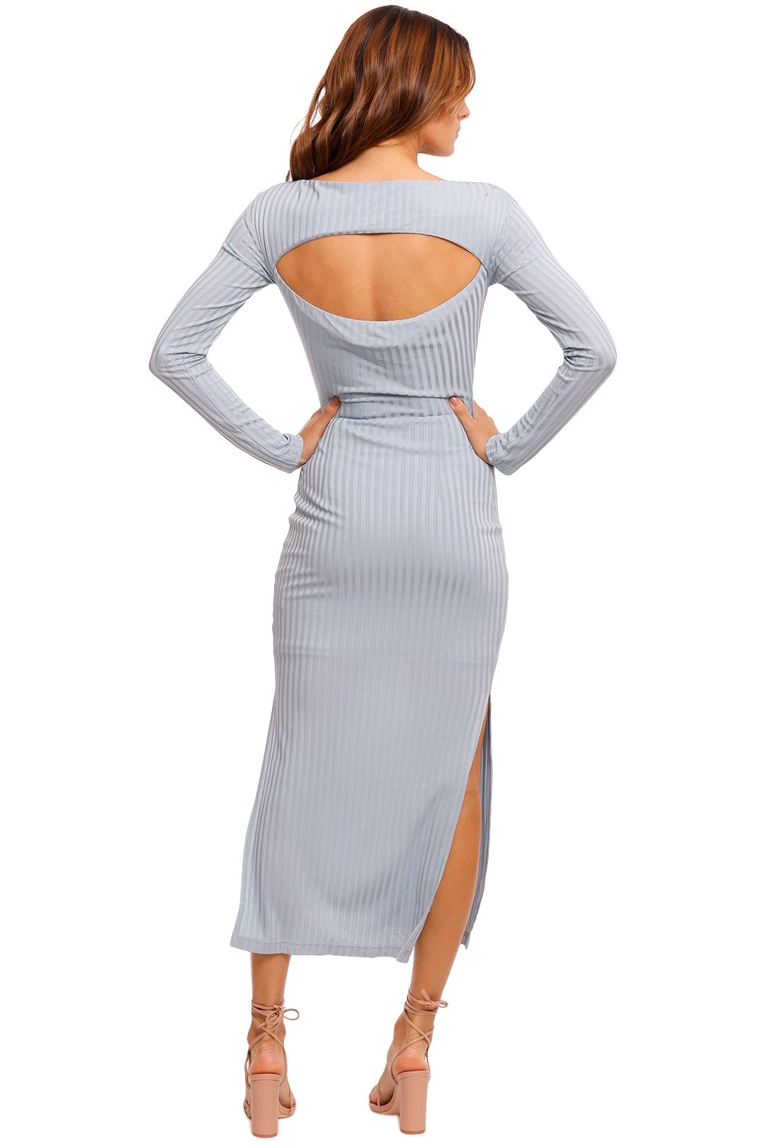 chinese dress ladies Lady Black Tie - Leanne Midi Dress - Blush main image 1