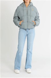 PE NATION All Around Puffer Jacket Quarry Hooded
