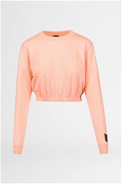 PE NATION Clubhouse Sweater Soft Fiery Coral