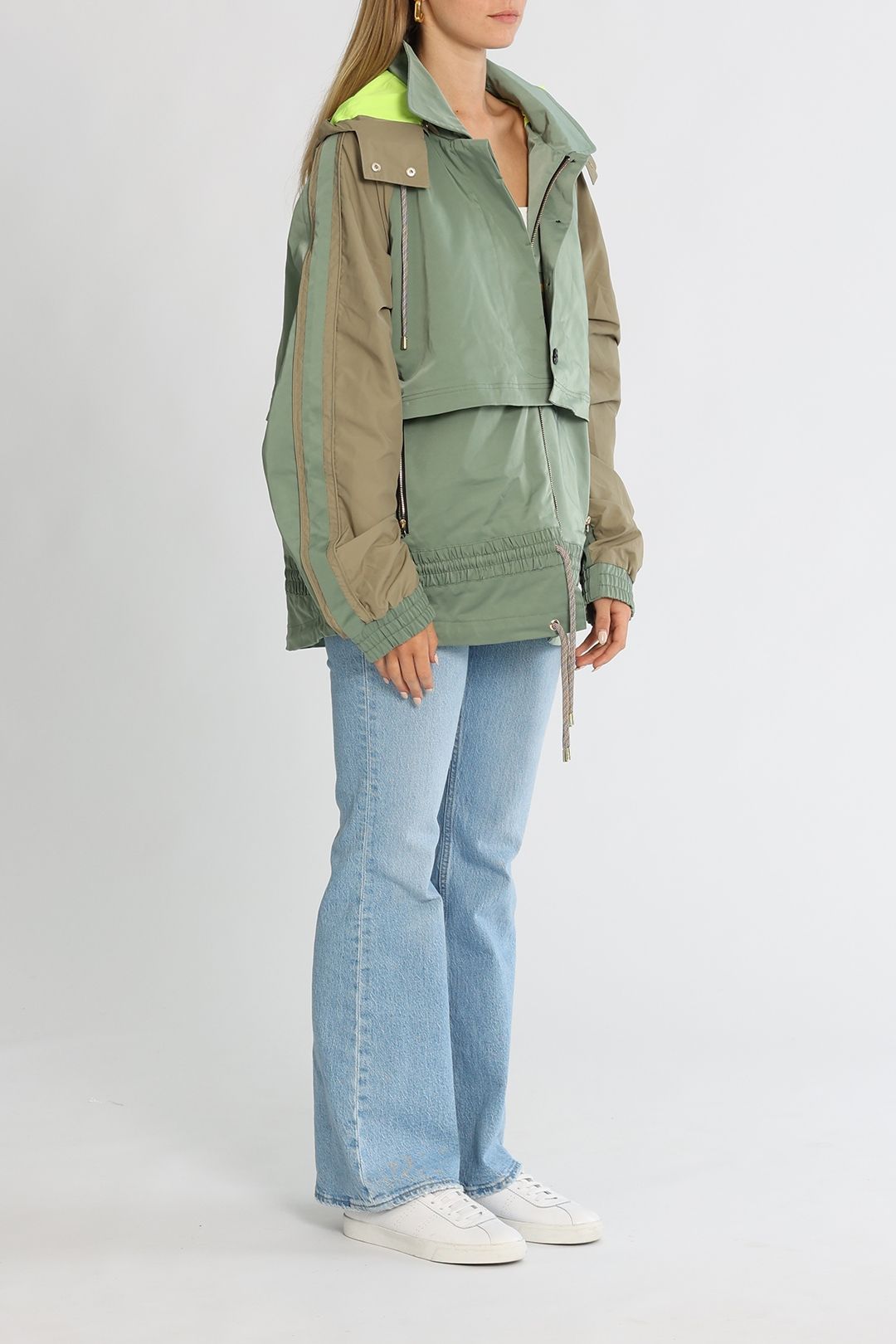 Hire Elevate Jacket in Sea Spray PE Nation GlamCorner