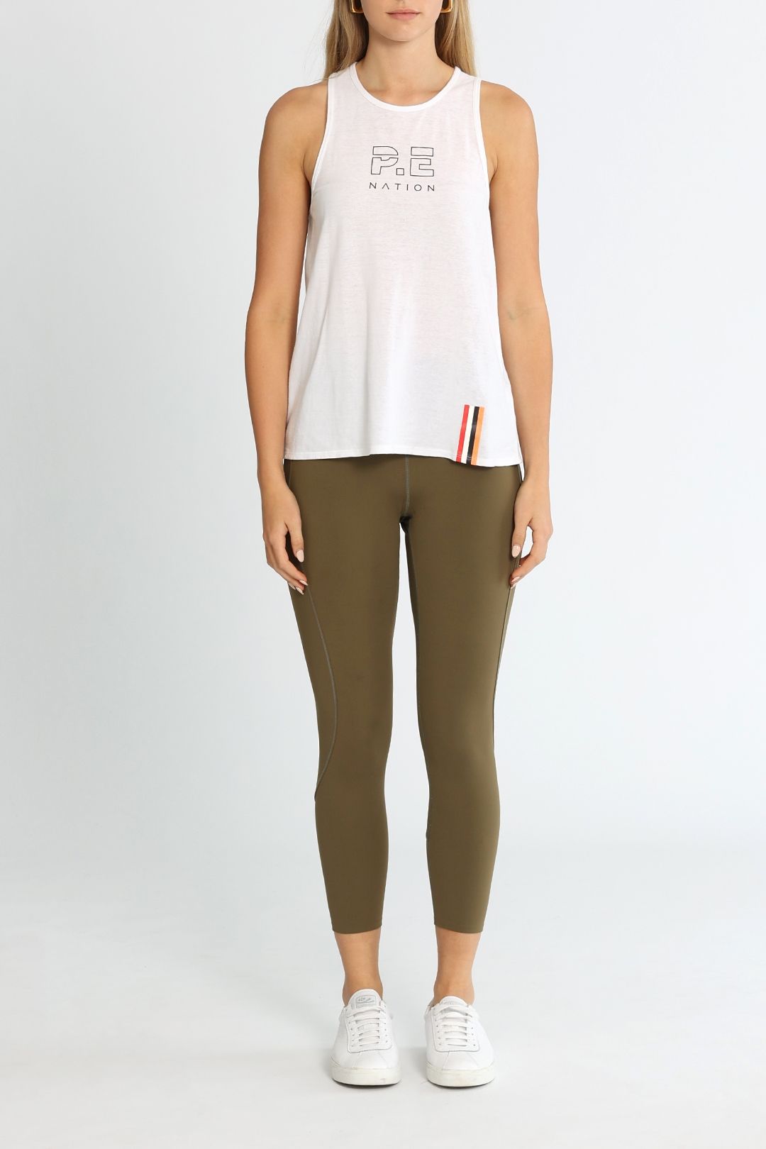 PE NATION Endurance Tank Optic White