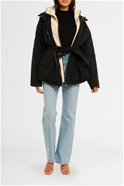 PE Nation Inning Jacket black beige