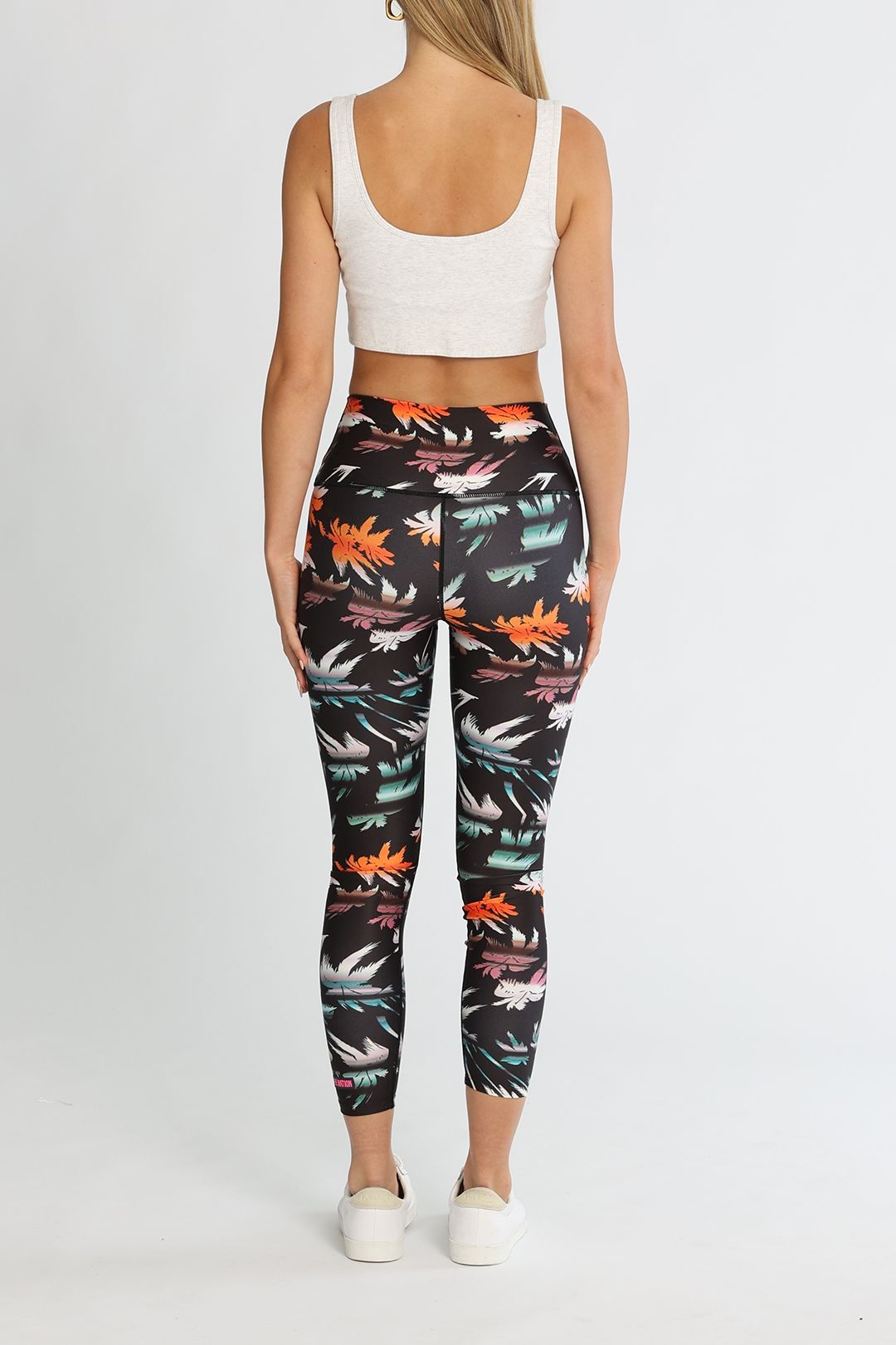 PE NATION Oasis Palm Tree Print Legging Fitted