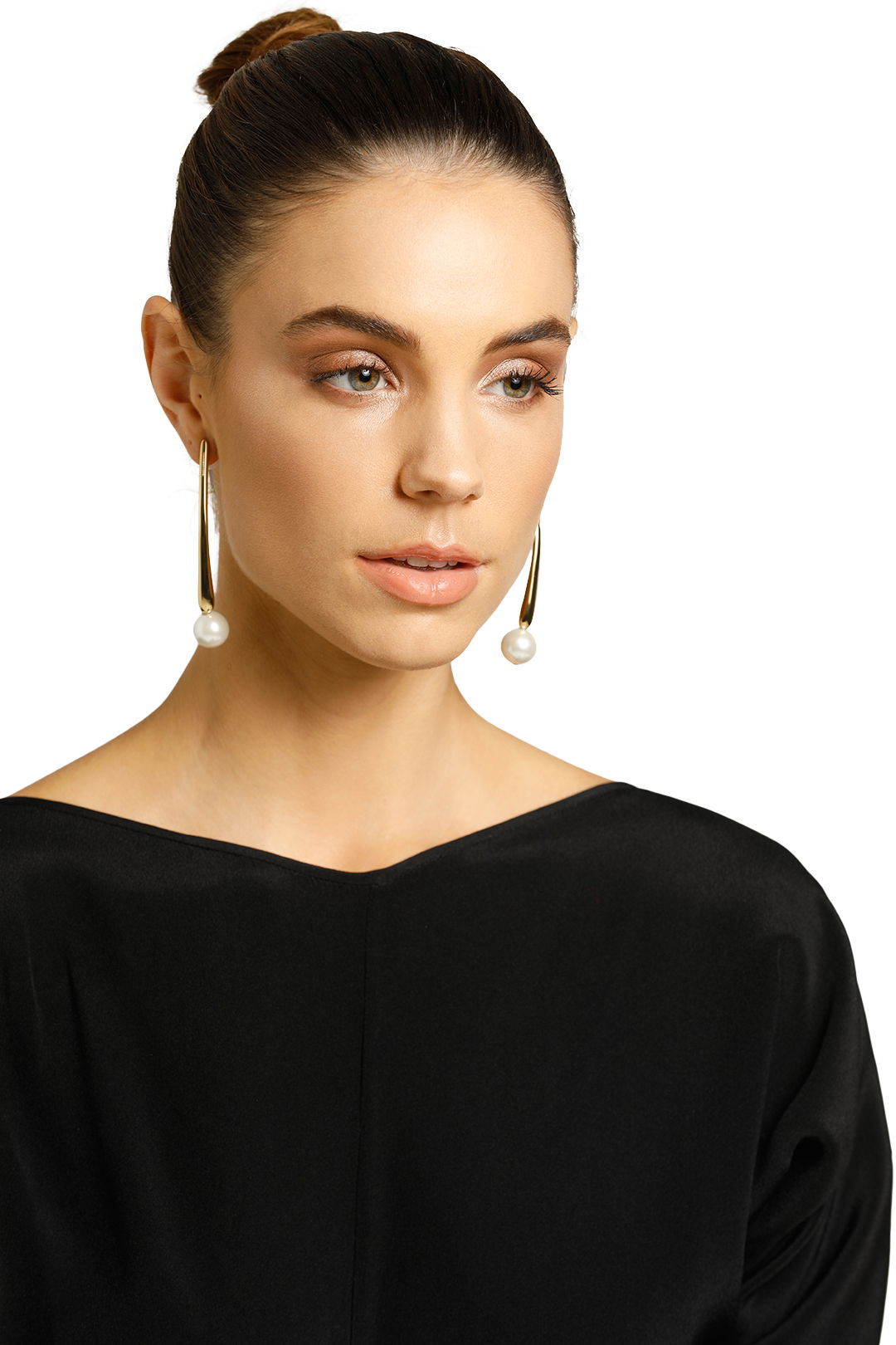 Peter Lang-Toretta Pearl Earrings-Gold-Product