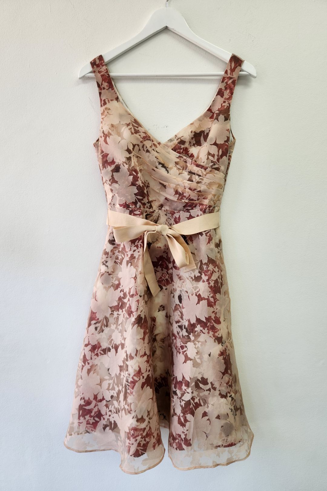 Phase Eight - Fit and Flare Blush Floral Dress