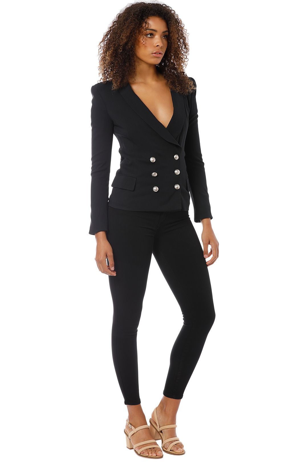 Double Breasted Crepe Blazer by Pierre Balmain for Hire