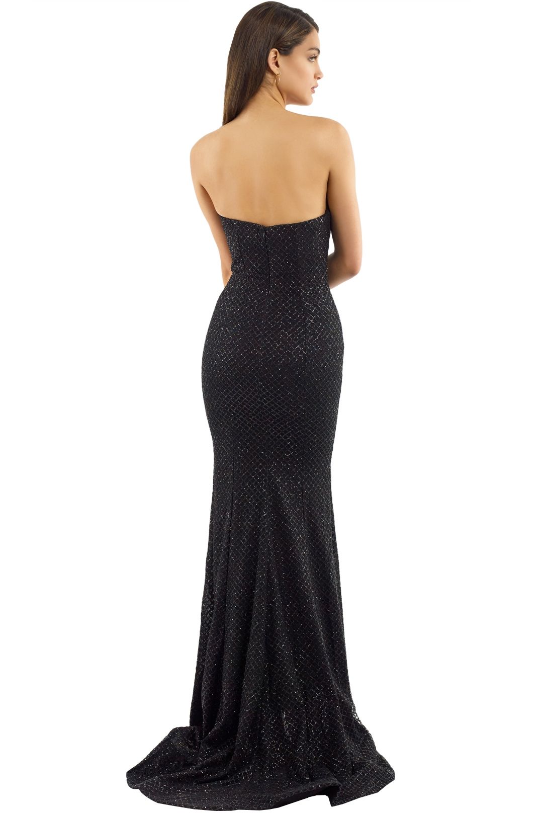 Portia and Scarlett - Tyra Gown - Black - Back