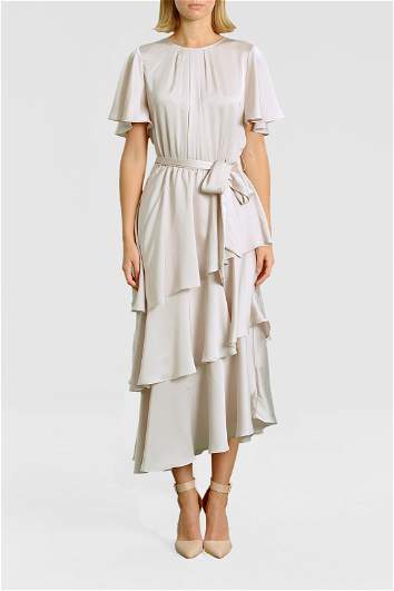Nude Cocktail Designer Dresses for Hire