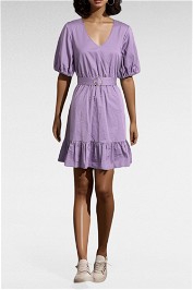 Portmans Purple Balloon Sleeve Dress