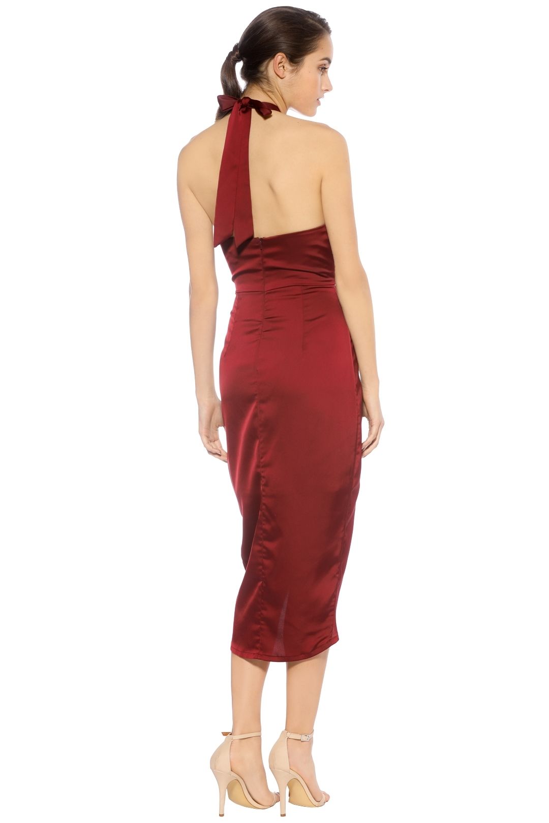 Premonition - Pinot Cocktail Dress - Wine - Back