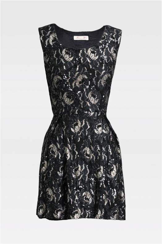 Black and Gold Designer Dresses for Hire | GlamCorner