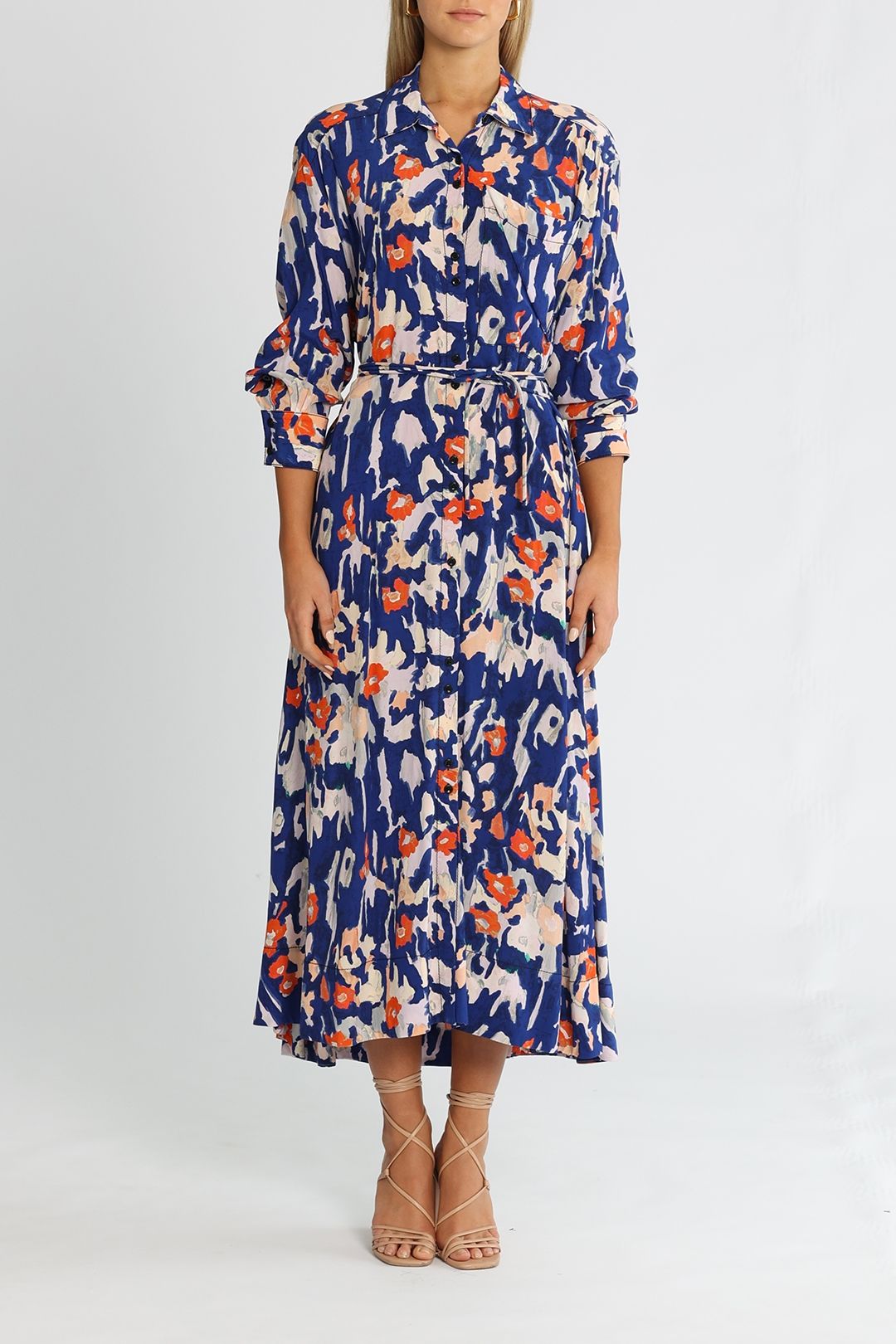 Floral Shirt Dress