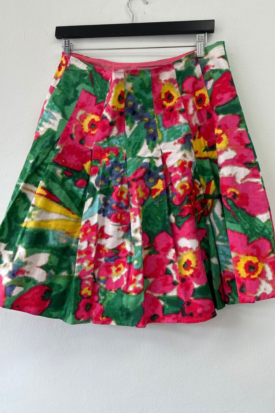 Queenspark - Floral Print Pleat Skirt