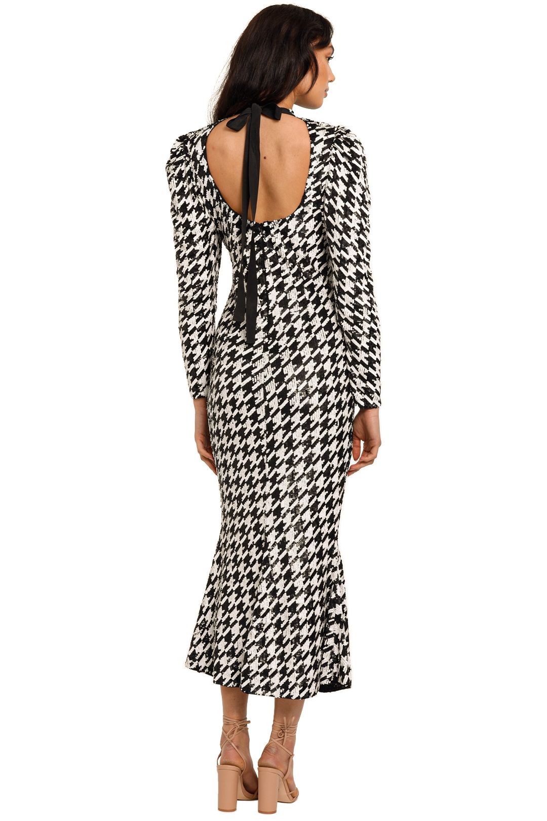 knee length dresses for ladies Rachel Gilbert Francesca Sleeve Mini | Ivory