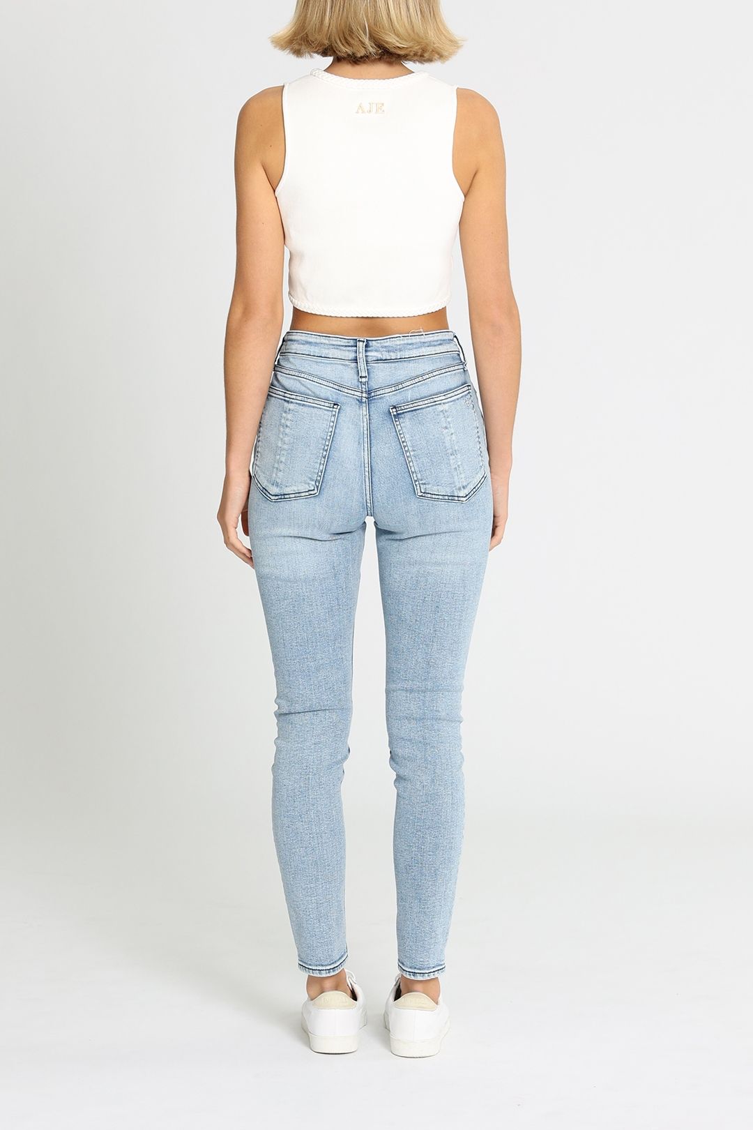 Rag & Bone Nina High Rise Skinny Jean Pockets