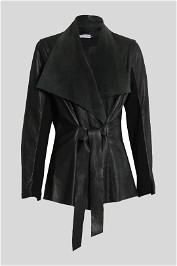 RAW Leather Jacket in Black