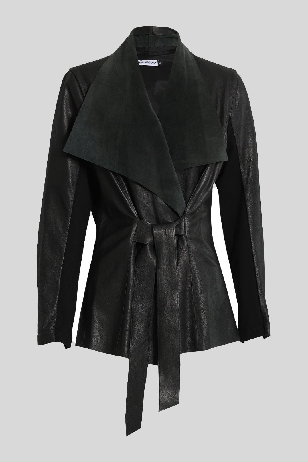 RAW Leather Jacket in Black