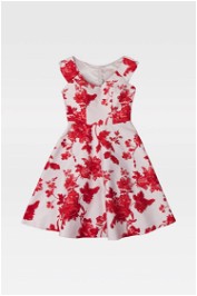 Review Red Lantern Dress in Red & White