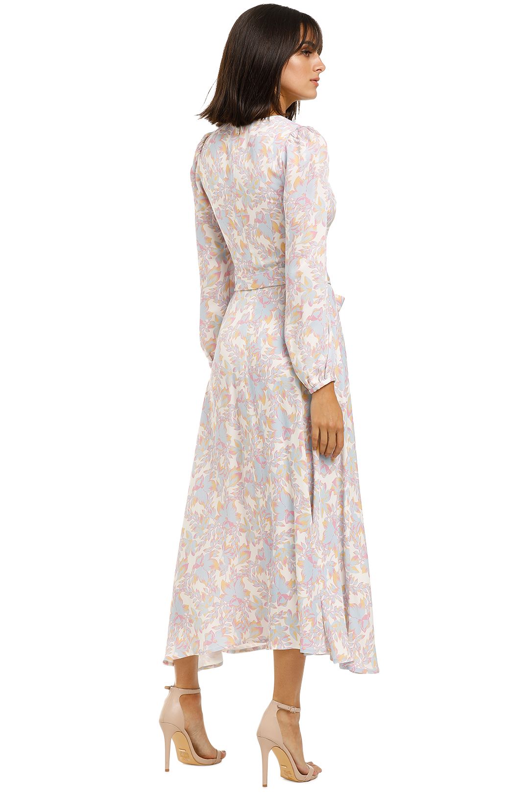 Fleur LS Midi Dress | Rebecca Vallance | GlamCorner