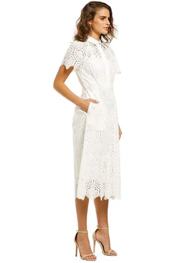 Coast becky lace midi dress outlet