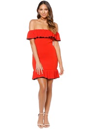 Rebecca Vallance - Capri Mini Dress - Orange - Front