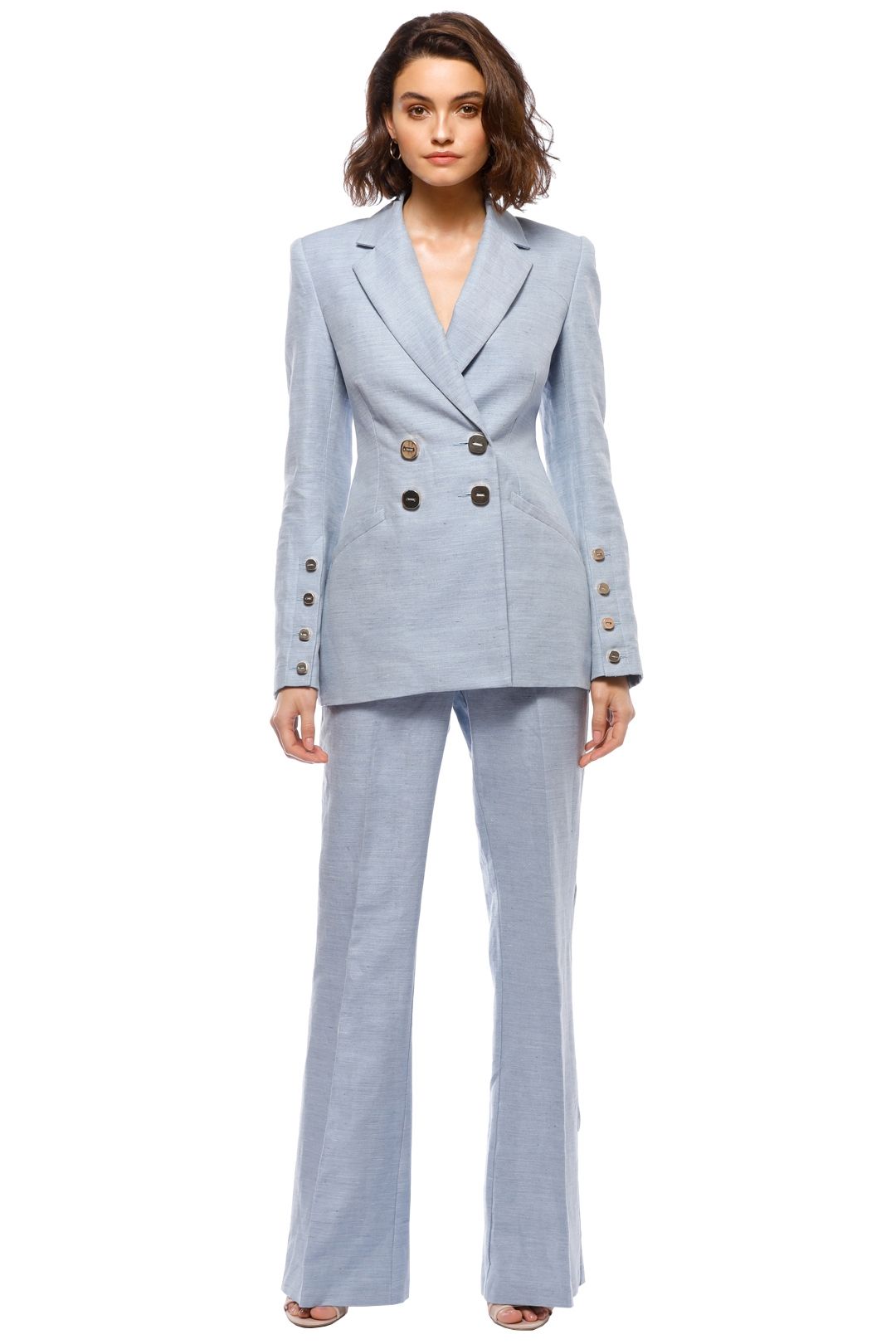 Rebecca Vallance - Maya Blazer - Blue - Front