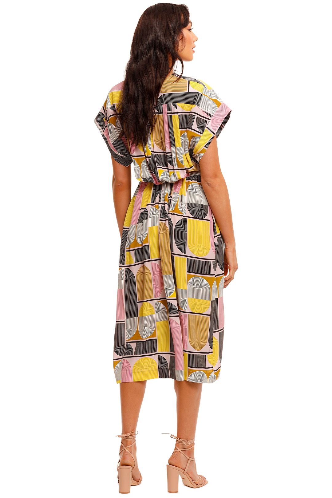 Abstract animal carlotta dress top
