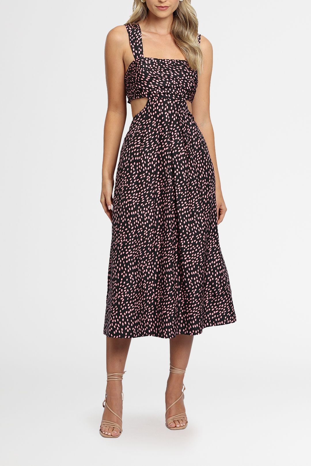 Hire Cha Cha Cut Out Midi Rebecca Vallance GlamCorner