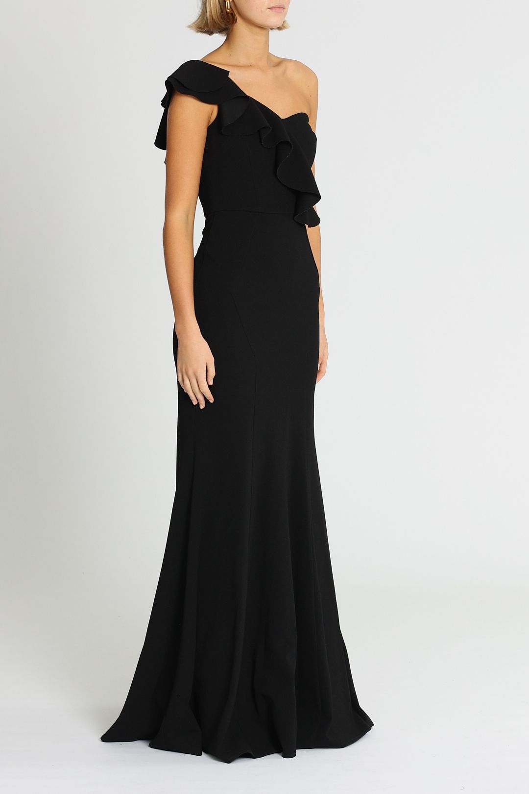 Gigi Bustiere Gown in Black by Rebecca Vallance for Rent
